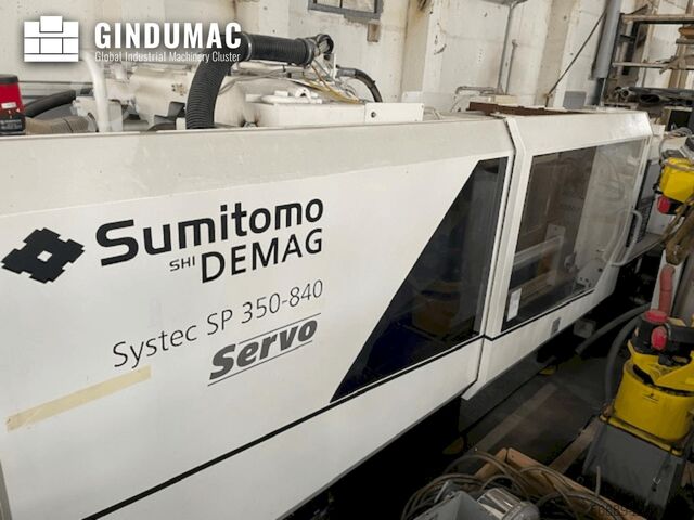 Máquina de moldeo por inyección hidráulica SUMITOMO SHI DEMAG Systec SP 350/720-840