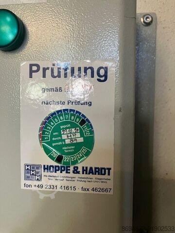 Lif penyimpanan Hoppe & Hardt ZSL1,0-3500