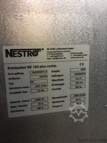 Entstauber Nestro NE 160 plus