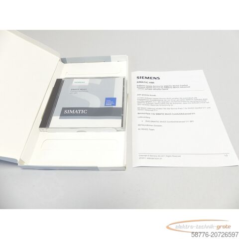 Siemens komponents Siemens EWK-SUS1146011 Software SUS WinCC Comfort / Advanced SN: SVPB81034215