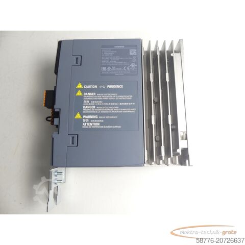 Siemens Komponente Siemens Sinamics S210 6SL3210-5HB10-4UF0 Umrichter SN:ZVM4XVM009141 0,4kW 240V~-ungebr.-