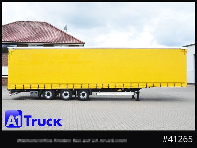 Semi-remorque bâchée KAESSBOHRER Mega Trailer, Code XL, Aluplank, TÜV 07/2026
