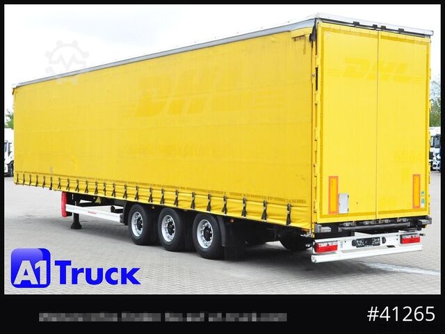 Semi-remorque bâchée KAESSBOHRER Mega Trailer, Code XL, Aluplank, TÜV 07/2026
