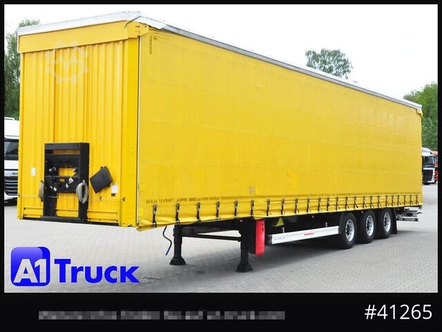 Semi-remorque bâchée KAESSBOHRER Mega Trailer, Code XL, Aluplank, TÜV 07/2026