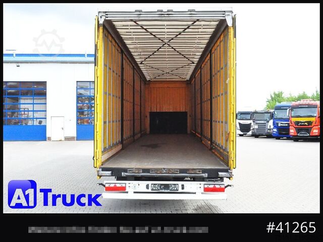 Semi-remorque bâchée KAESSBOHRER Mega Trailer, Code XL, Aluplank, TÜV 07/2026