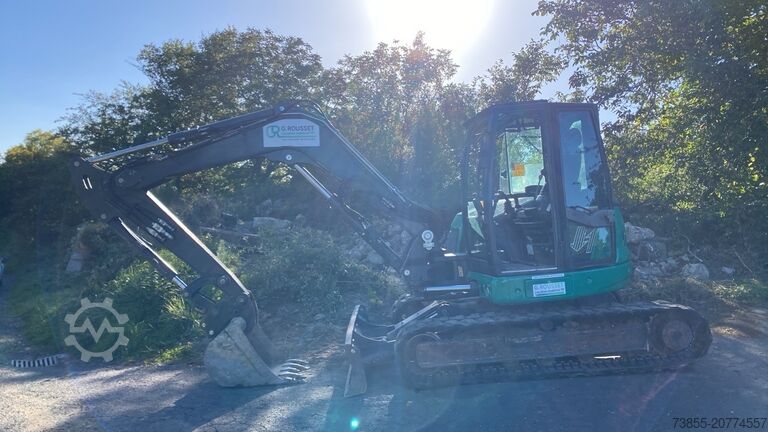 Midi-kaivinkone 7t - 12t Eurocomach Es 85 Zt with 3 buckets