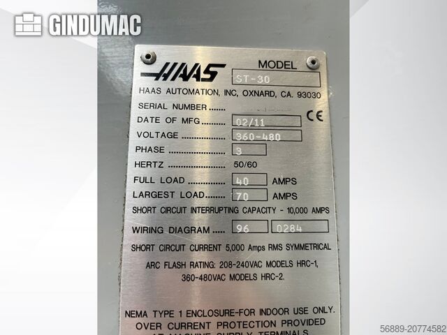 Хоризонтална машина за струговане HAAS ST-30