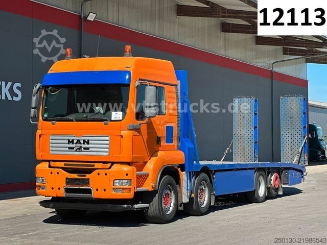 Специализиран камион MAN TGA 35.360 8x2-4 BL Maschinentransporter Rampen