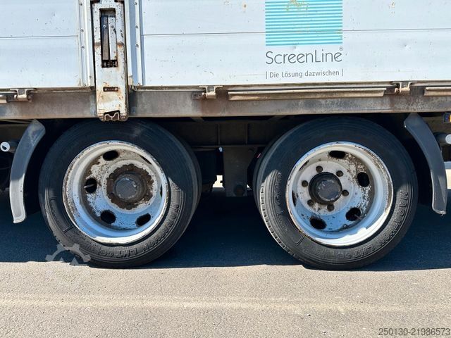 Камион с платформа MERCEDES-BENZ Actros 2551 6x2 LL/PALFINGER+ Ackermann AH/ Glas
