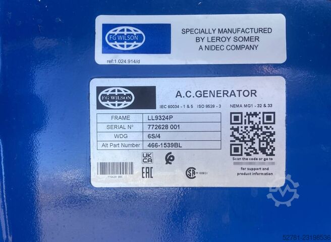 FG Wilson P2500-3 - 2500 kVA aggregaat - DPX-16035-O FG Wilson P2500-3 - 2500 kVA Genset - DPX-16035-O
