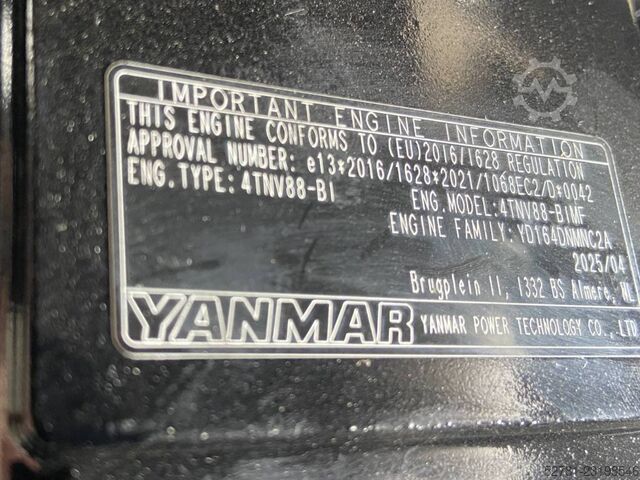 Yanmar 4TNV88-22G - 22 kVA - Stage V Aggregaat - DPX-19907 Yanmar 4TNV88-22G - 22 kVA - Stage V Genset - DPX-19907