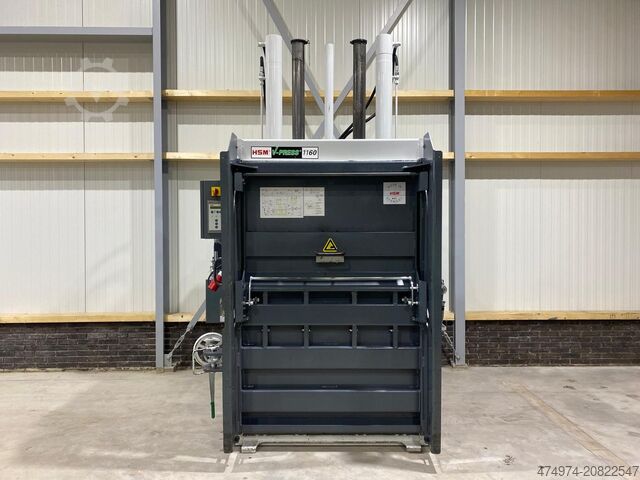 Pressa per balle, pressa per carta, pressa per tessuti, pressa HSM 1160 v-PRESS