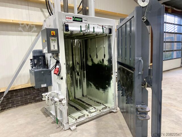 Pressa per balle, pressa per carta, pressa per tessuti, pressa HSM 1160 v-PRESS