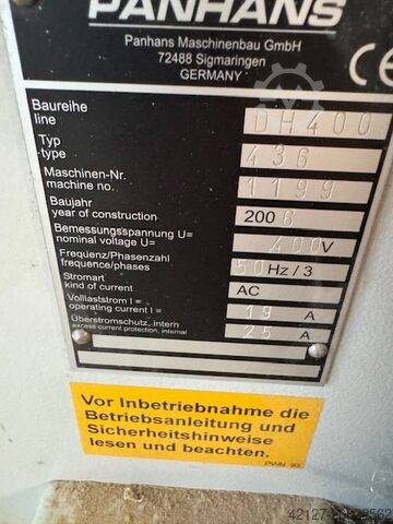 Storvirinys Panhans 436 - DH 400