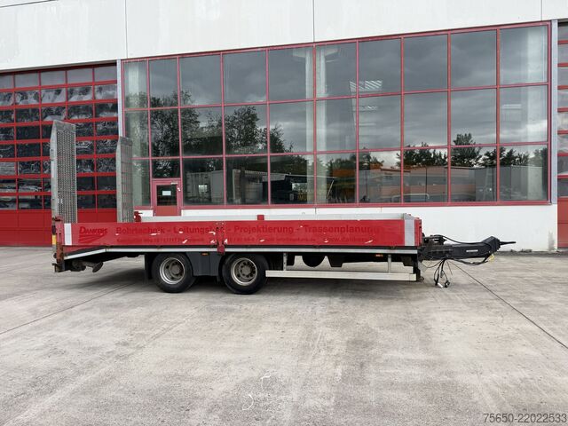 Remorque porte-engins surbaissée  tt  19 t Tandemtieflader