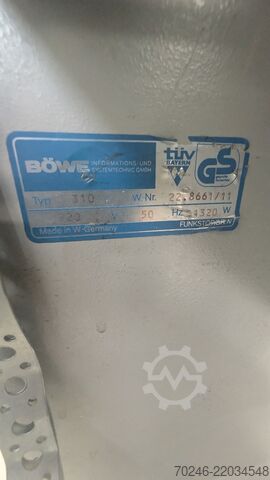 Sečka i separator za kontinuirane obrasce Böwe 310