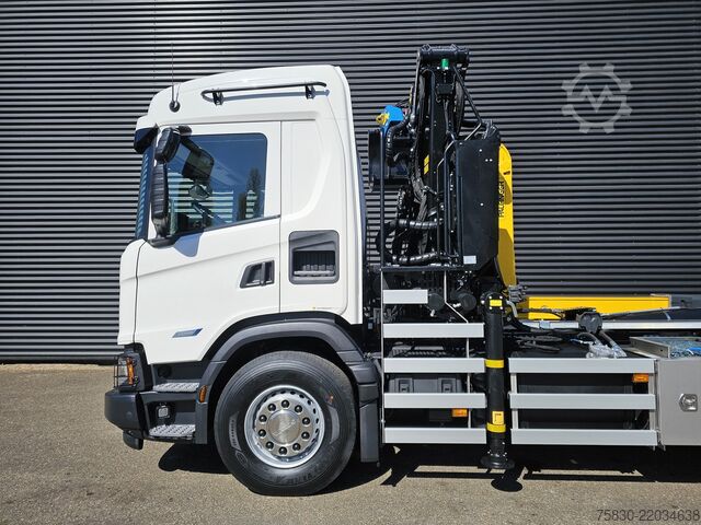 Sistema de braço de gancho Scania G460 8x4*4 XT / PALFINGER EPSILON Q200 KRAAN + ...