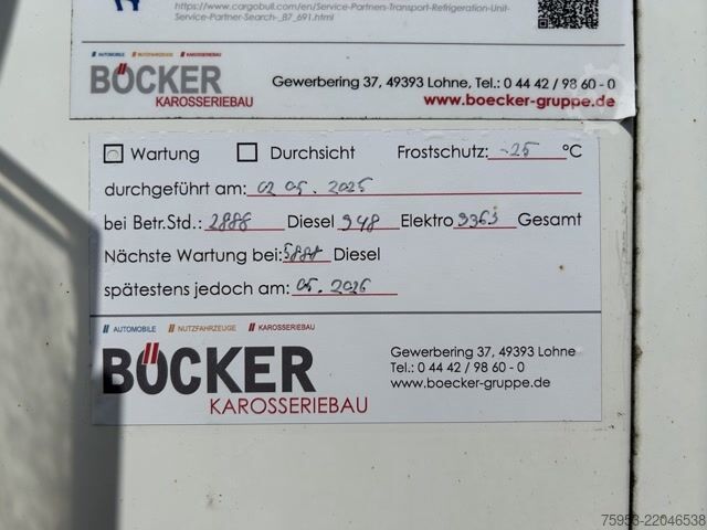 Rơ-moóc lạnh Schmitz Cargobull SKO 24 Doppelstock Trennwand Lüfter Executive