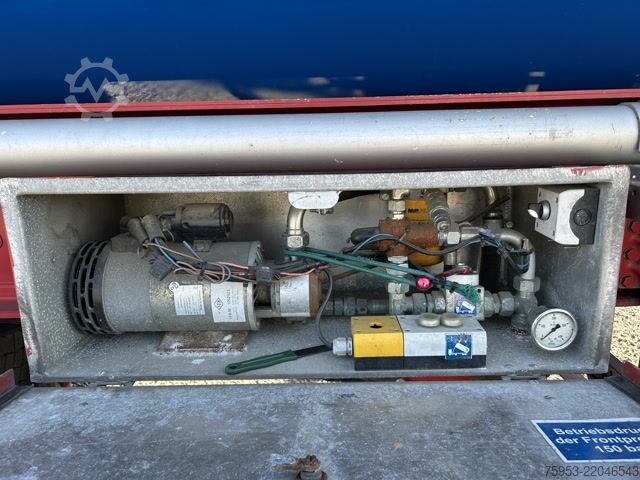 Semirremolque silo Feldbinder KIP 50.3 eigene Hydraulik