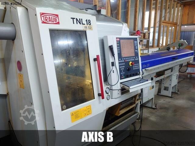 Torno de cabezal movil cnc TRAUB TNL 18-7B