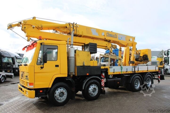 מנוף שטח Volvo FL10 8X4 + GROMACH 34 mtr. + EURO 2
