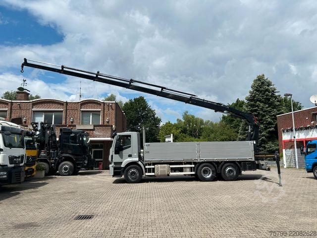 Lastbilmonteret kran IVECO Pritsche + HIAB HIDUO 228 Kran