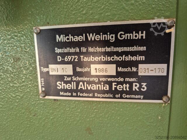 Centro de usinagem para janelas angulares Weinig Unicontrol 10-2