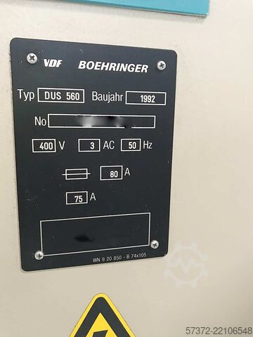 CNC tokarski stroj Boehringer VDF DUS 560