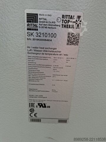 Air/water heat exchanger Rittal SK 3210100