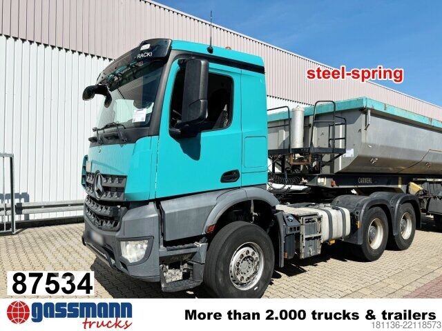 Standarta vilcējs Mercedes-Benz Arocs 3343 S 6x4, Full Steel, 3x Vorhanden!