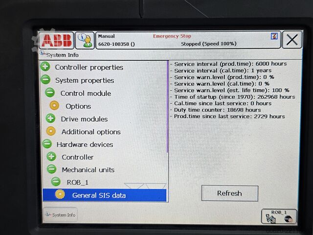 หุ่นยนต์อุตสาหกรรม ABB IRB 6620-150/2.2