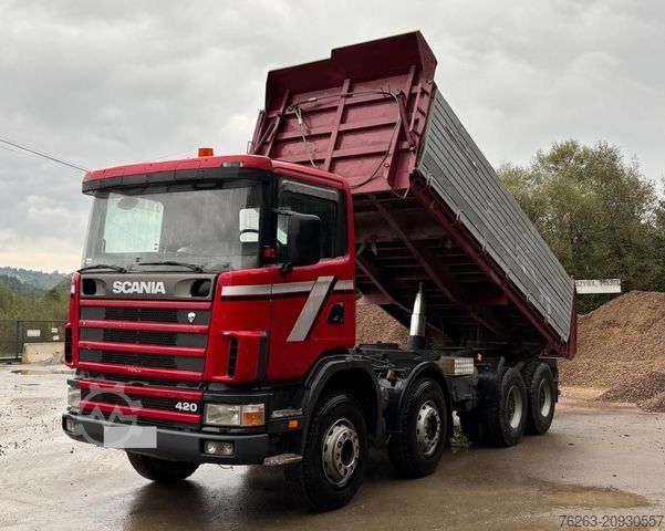 Kipper LKW SCANIA R 124 420 8x4 Kipper / Retarder