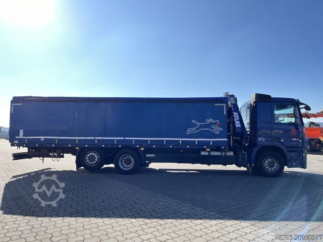LKW mit Pritsche & Plane MERCEDES-BENZ 2541 6x2 Atlas 135.2E Pritsche 8,20 m
