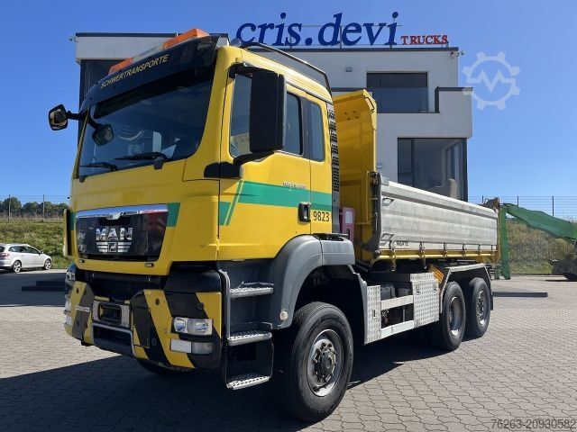 Kipper LKW MAN TGS 28.480 6x4 4x4 Dreiseitenkipper Allrad Lifta