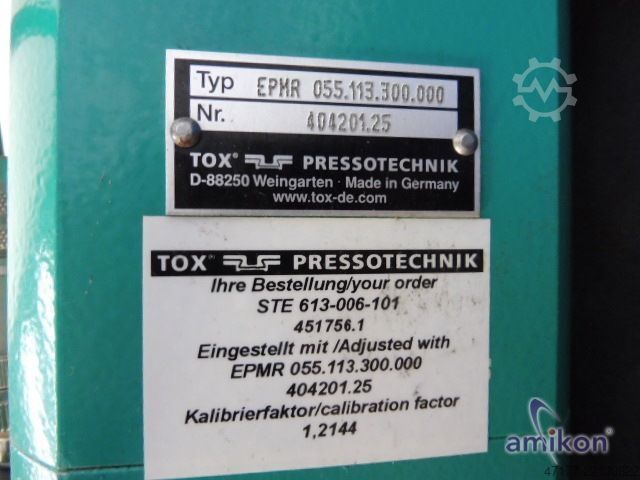 Sistema completo de rebitagem com pinça robótica TOX TZ-VSN
