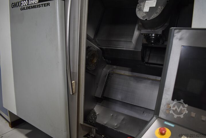 Centro de torneamento e fresagem CNC DMG GMX 200 linear