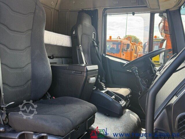 Plattewagen met zeil Iveco 100E220 Jumbo Schiebeplanen Gr. Haus Standklima