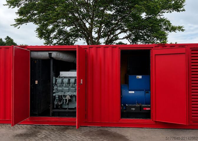 Engine Mitsubishi S16R, 2000KVA. Low hours and very complete