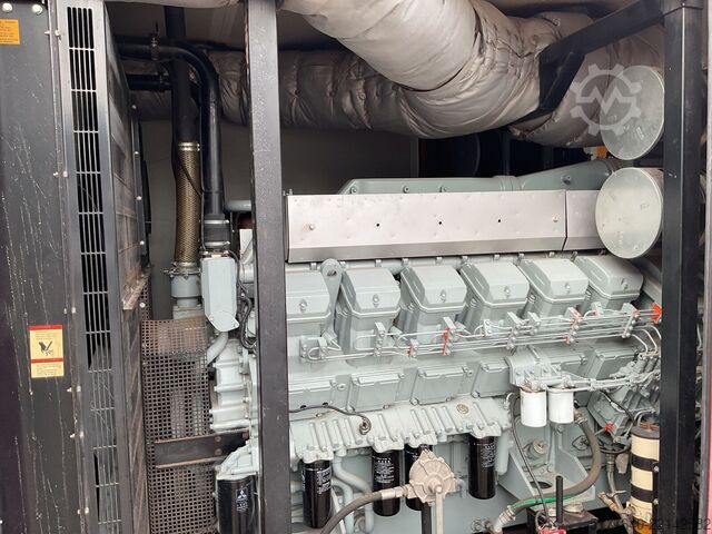 Engine Mitsubishi S16R, 2000KVA. Low hours and very complete