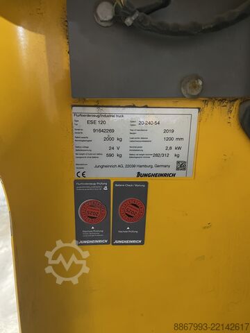 Transpalette manuel Jungheinrich ESE 120