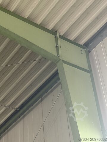 Lagerhalle HALLE  isoliert, sofort frei ca. B 18 x L 36 x H 7 m Sandwich 40 mm