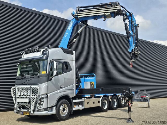 Platformë ngarkimi Volvo FH 16 750 8x4 / RETARDER / FASSI 71 TM + JIB