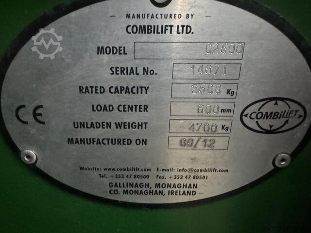 Wózek widłowy czterokierunkowy Combilift C2500 /perfect /compact/Only 4819 hours