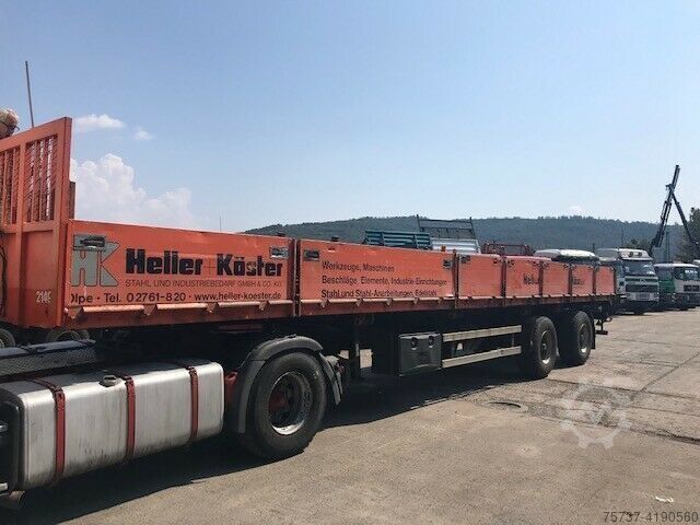 Auflieger mit offener Pritsche KEMPF SP30/2 Langeisen Sattelauflieger