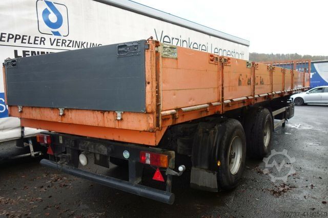 Auflieger mit offener Pritsche KEMPF SP30/2 Langeisen Sattelauflieger