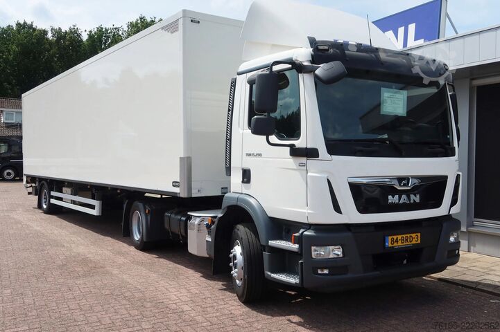 Estándar-SZM MAN TGM 15.290 Trekker + Heiwo city trailer geisole...