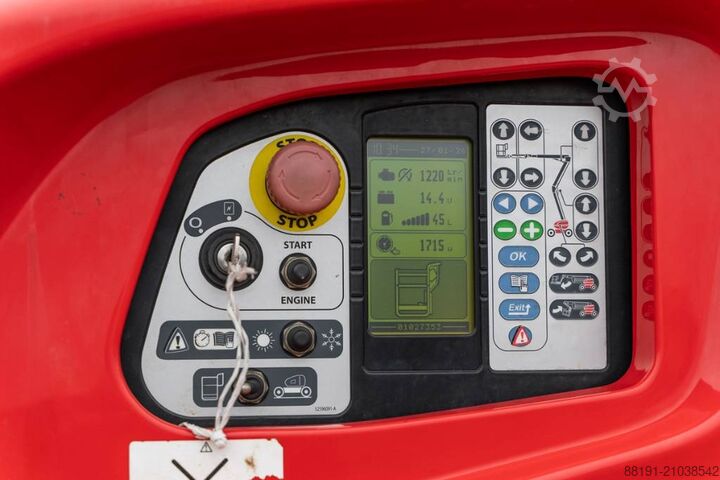 פלטפורמת עבודה טלסקופית מפרקית Manitou 180 ATJ RC