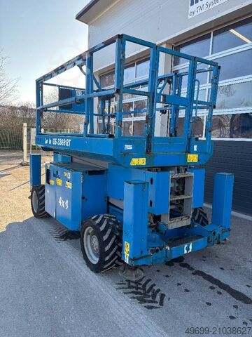Elevador de tesoura Genie GS 3369 RT - 12m Diesel Scherenarbeitsbühne 4x4