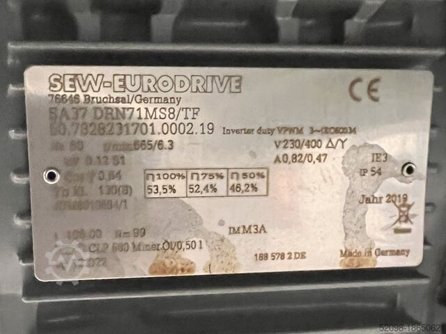 Löpande band, L: 7 000 mm  1000004073, FB: 780 mm