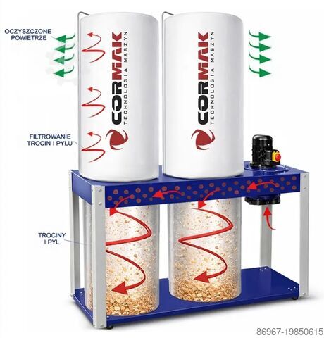 Zaagsel extractie CORMAK FM500